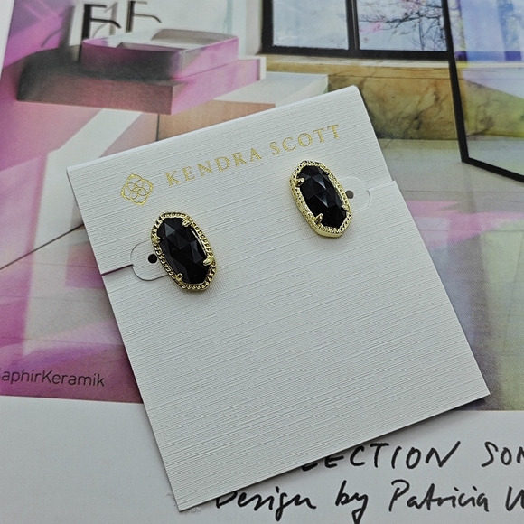 Kendra Scott gold stud earrings - Picture 3 of 3